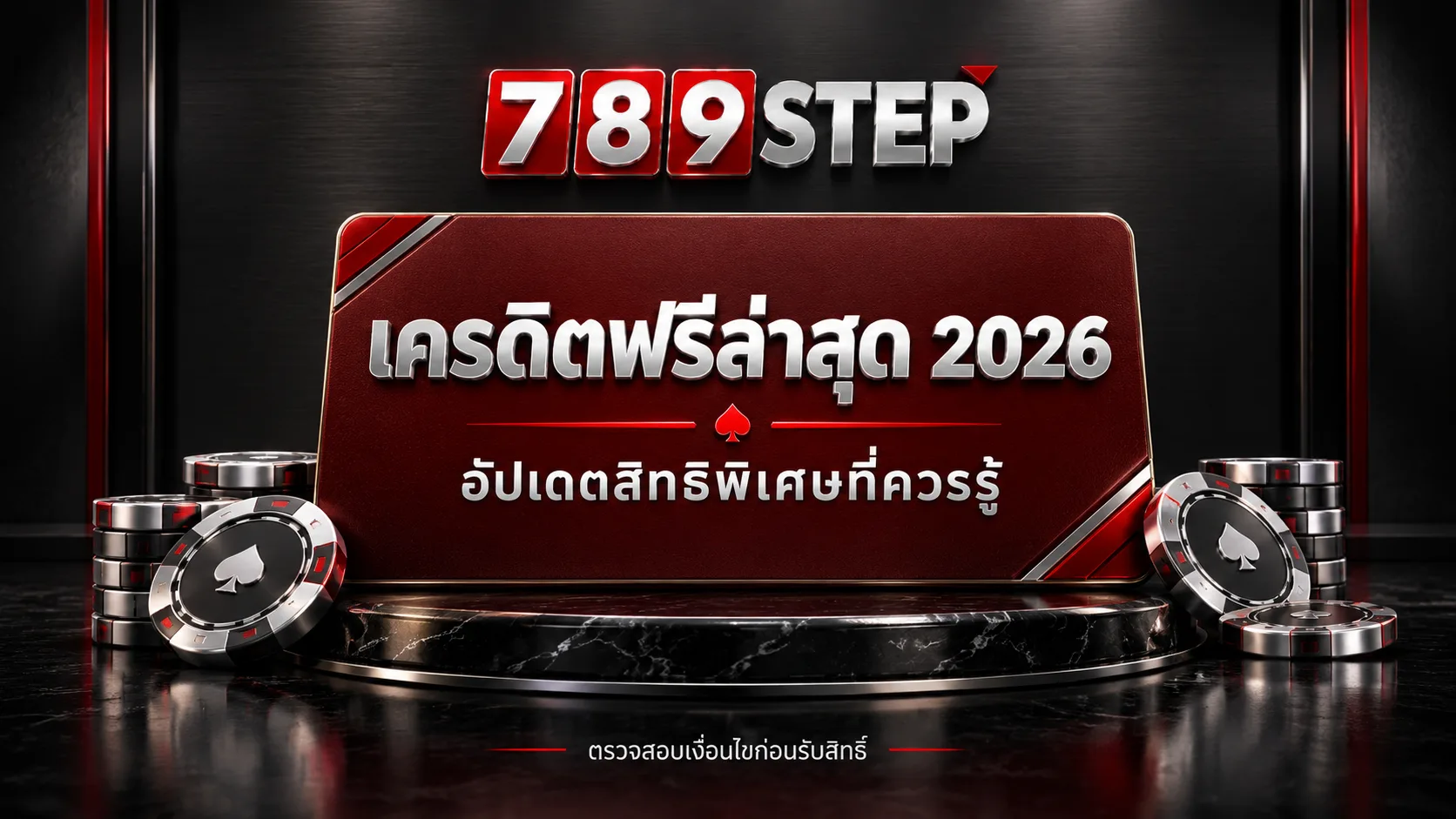 คู่มือเช็กข้อเสนอ เครดิตฟรีล่าสุด ให้เข้าใจเงื่อนไขก่อนรับ